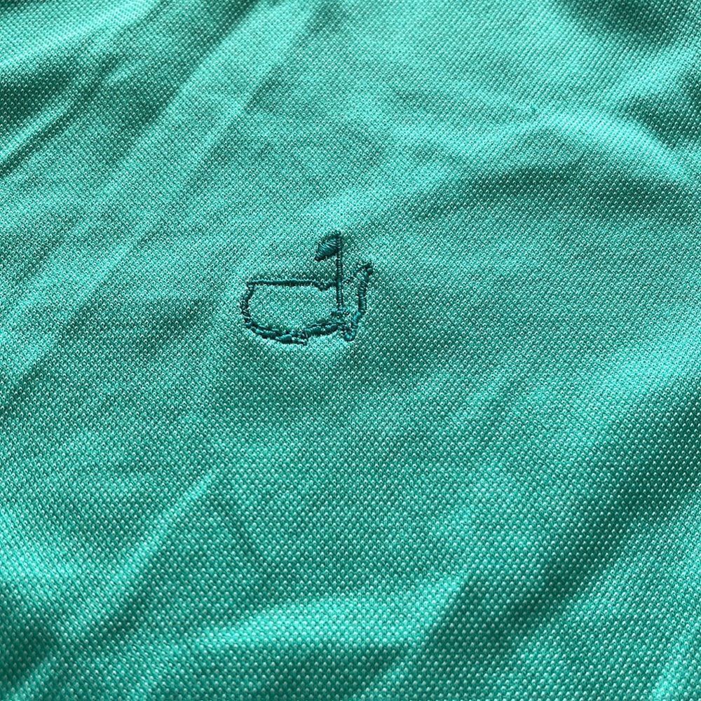 Magnolia Lane Size Medium Women's Polo Light Green w/ Master's Logo EUC - Picture 2 of 5